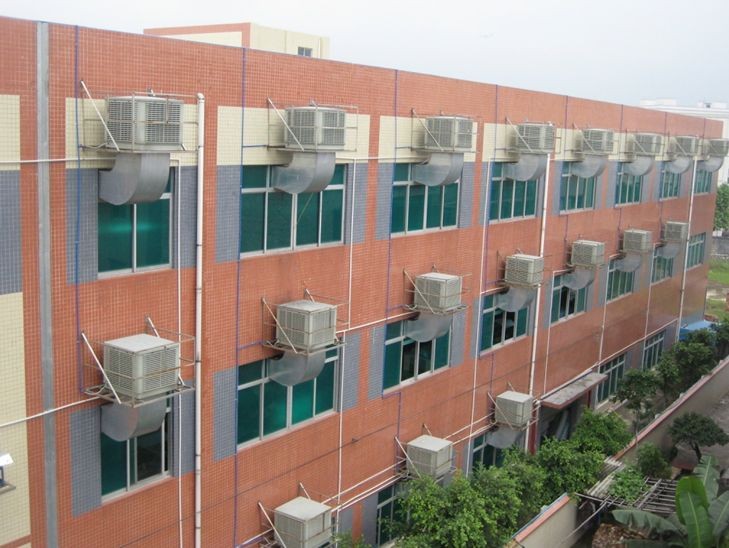 深圳電子廠環(huán)?？照{(diào)安裝案例