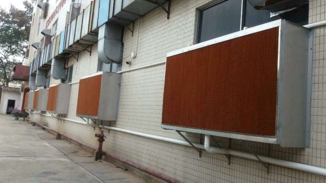深圳龍崗水簾，濕簾風(fēng)機(jī)廠房車間降溫安裝-福泰